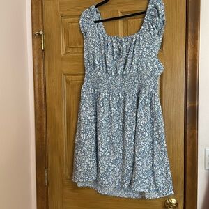 Blue floral dress. Brand new